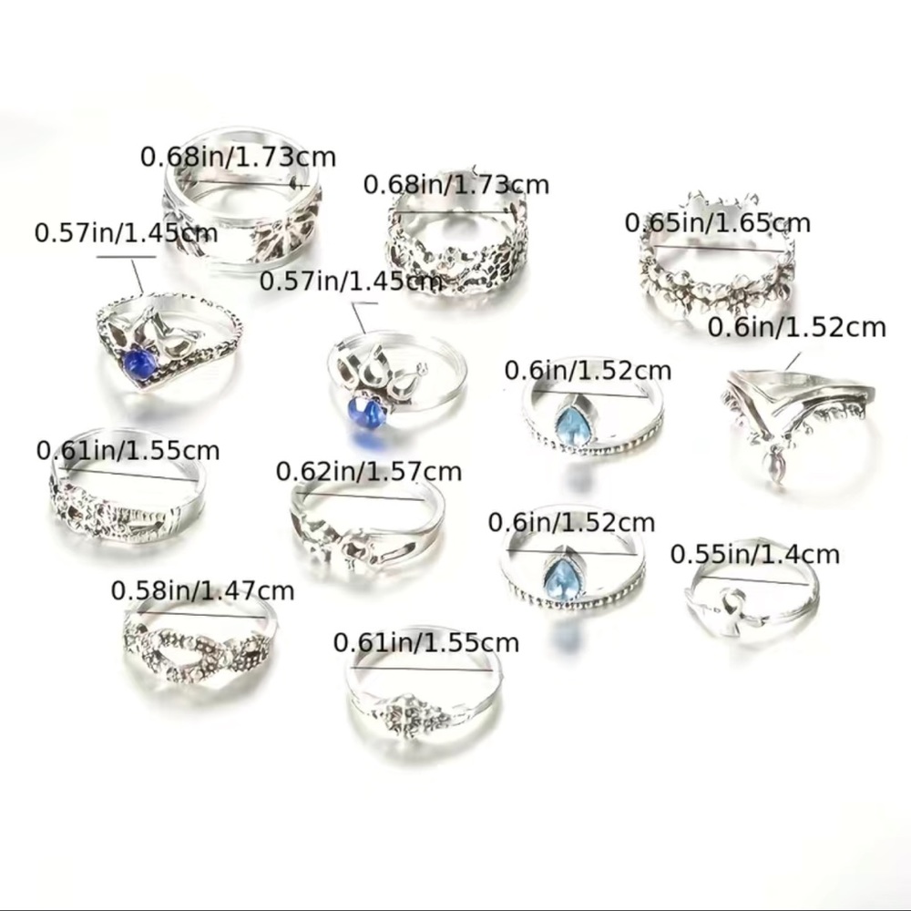 13-Piece Boho Ring Set - Picture 5 of 5